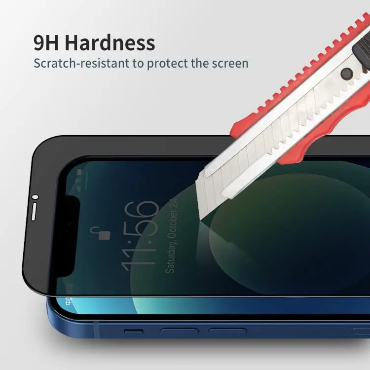 Picture of Apple iPhone 14 Plus / Apple iPhone 14+ PREMIUM PRIVACY Tempered Glass Protective Film Screen Protector Anti-glare Privacy Glass