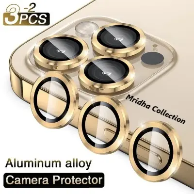Picture of Apple iPhone 14 Pro Max Ring Camera Lens Protector 360 Degree Premium HD Protection Camera Aluminum Alloy Edge Tempered Glass [Installation Tray] [HD Clear] Camera Protector