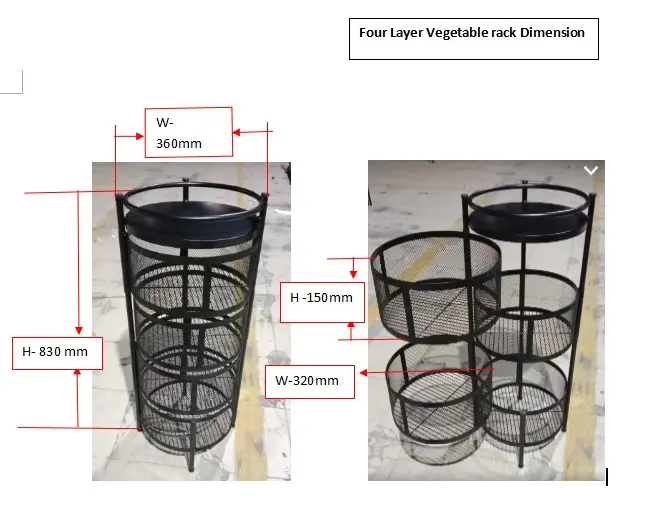 Picture of Four Layer Vegetable Rack