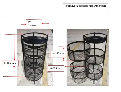 Picture of Four Layer Vegetable Rack