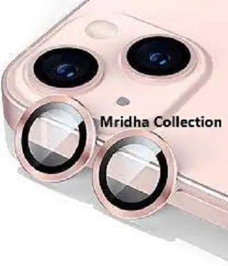 Picture of Apple iPhone 13 Ring Camera Lens Protector 360 Degree Premium HD Protection Camera Aluminum Alloy Edge Tempered Glass [Installation Tray] [HD Clear] Camera Protector