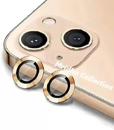 Picture of Apple iPhone 13 Ring Camera Lens Protector 360 Degree Premium HD Protection Camera Aluminum Alloy Edge Tempered Glass [Installation Tray] [HD Clear] Camera Protector
