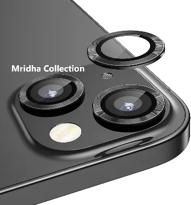 Picture of Apple iPhone 13 Pro Max Ring Camera Lens Protector 360 Degree Premium HD Protection Camera Aluminum Alloy Edge Tempered Glass [Installation Tray] [HD Clear] Camera Protector