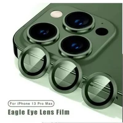Picture of Apple iPhone 16 Pro Ring Camera Lens Protector 360 Degree Premium HD Protection Camera Aluminum Alloy Edge Tempered Glass [Installation Tray] [HD Clear] Camera Protector