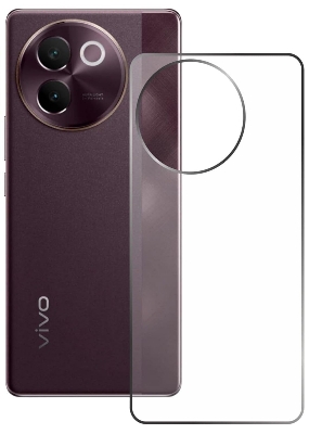 Picture of 2in1 Back Protector Combo Pack for vivo V30e 5G (Back Hydrogel Poly Protector + 3D Camera Lens Protector Glass)