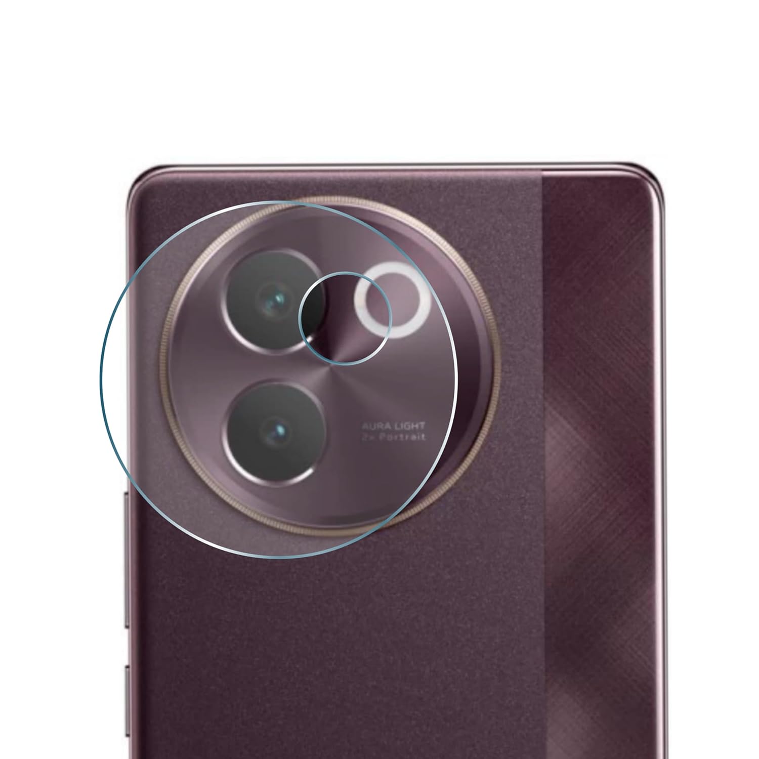 Picture of 2in1 Protector Combo Pack for vivo V30e 5G (A+ GRADE) UV Glass Screen Protector + Camera Protector Lens