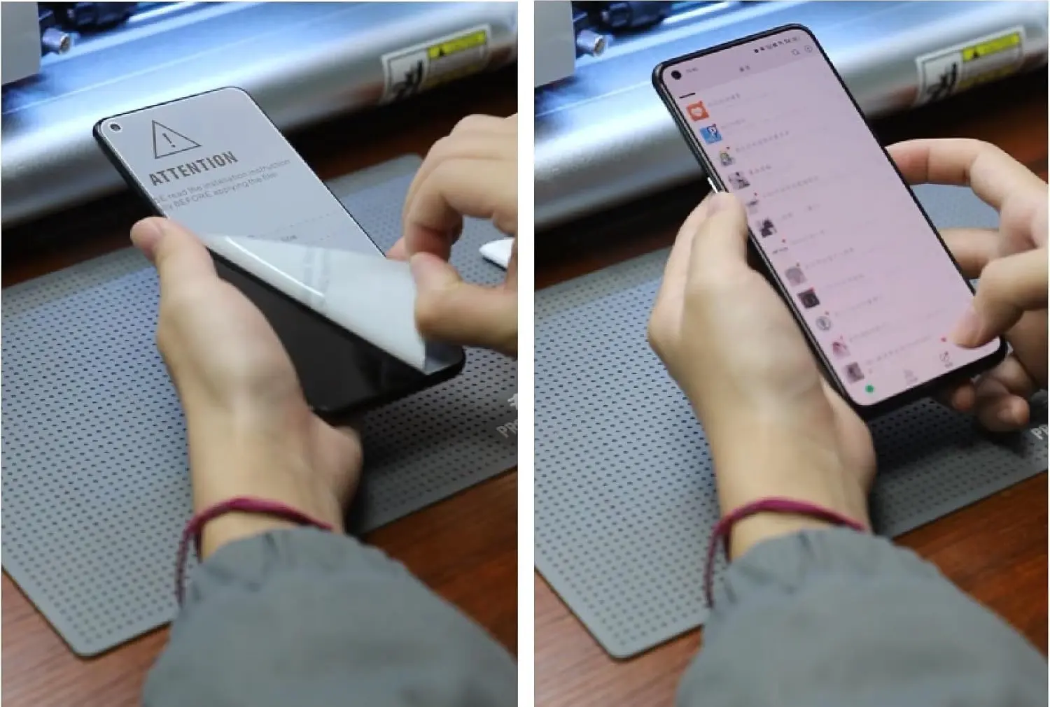 Picture of vivo V30e 5G TPU Protective Film Hydrogel Back Poly Protector Screen Protector Anti-Shatter / High Definition (Back Poly)