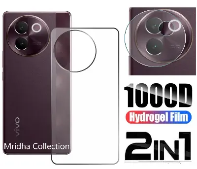 Picture of 2in1 Back Protector Combo Pack for vivo V30e 5G (Back Hydrogel Poly Protector + Camera Lens Protector)