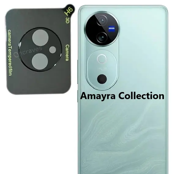 Picture of 3in1 Protector Combo Pack for vivo V40 Pro 5G (Front Hydrogel Screen Protector Poly + Back Hydrogel Poly Protector + 3D Camera Lens Protector)