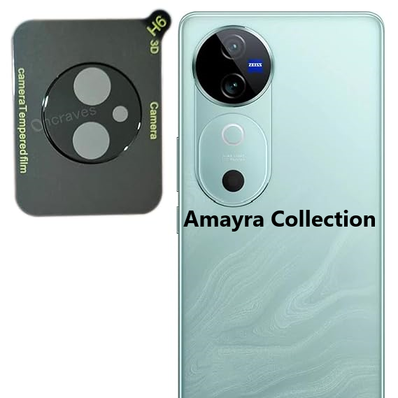 Picture of 2in1 Protector Combo Pack for vivo V40 5G (Front Hydrogel Screen Protector Poly + 3D Camera Lens Protector Glass)