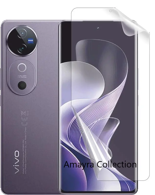 Picture of 2in1 Protector Combo Pack for vivo V40 Pro 5G (Front Hydrogel Screen Protector Poly + Camera Lens Protector)