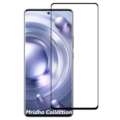 Picture of vivo X80 (V2183A, V2144)  Full Glue 9D Curved Tempered Glass Screen Protector Edge to Edge Fit Protection Tempered Glass (Black)