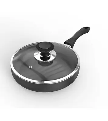 Picture of Topper Non-Stick Glamour Fry Pan with Lid (Ash) -30 CM