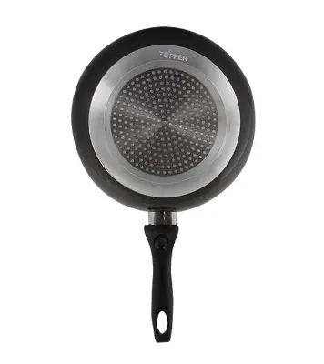 Picture of Topper Non-Stick Glamour Fry Pan with Lid (Ash) -30 CM