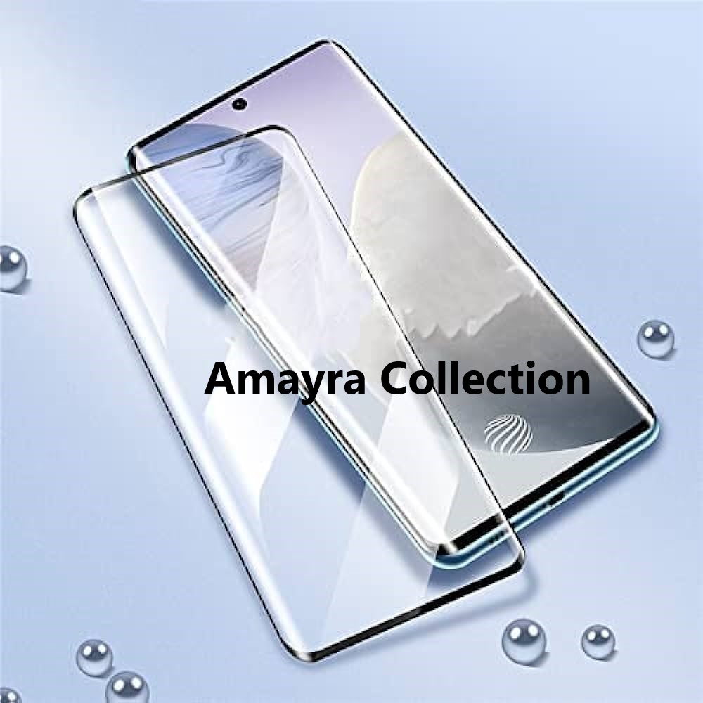 Picture of vivo X100 (V2309A, V2308) Full Glue 9D Curved Tempered Glass Screen Protector Edge to Edge Fit Protection Tempered Glass (Black)