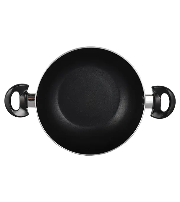 Picture of Topper Nonstick Glamour Deep Fry Pan with Lid (Black) 24 cm