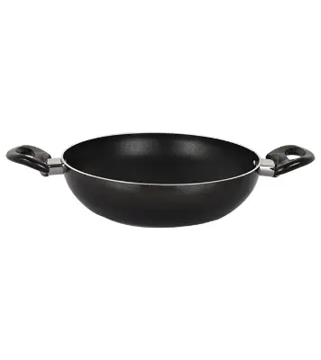 Picture of Topper Nonstick Glamour Deep Fry Pan with Lid (Black) 24 cm