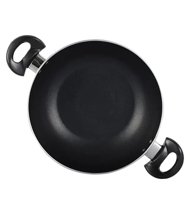 Picture of Topper Nonstick Glamour Deep Fry Pan with Lid (Black) 24 cm