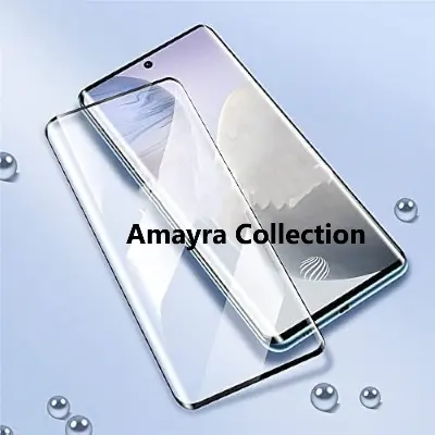 Picture of vivo X90 Pro 5G (V2242A) Full Glue 9D Curved Tempered Glass Screen Protector Edge to Edge Fit Protection Tempered Glass (Black)