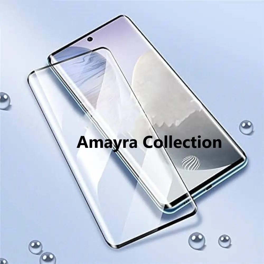 Picture of vivo X90 5G (V2241A) Full Glue 9D Curved Tempered Glass Screen Protector Edge to Edge Fit Protection Tempered Glass (Black)