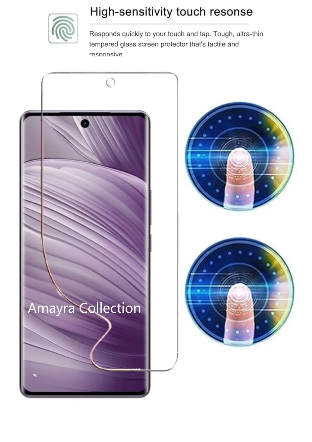 Picture of 2in1 Protector Combo Pack for vivo V40 5G (Front Hydrogel Screen Protector Poly + Camera Lens Protector)