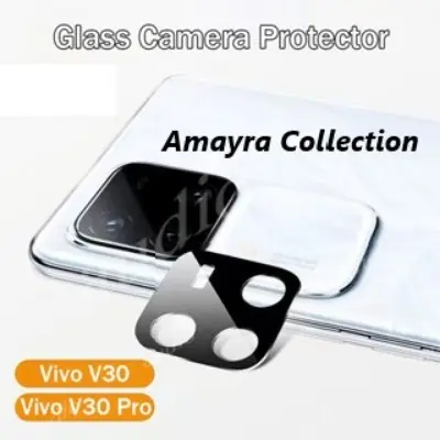 Picture of vivo V30 Pro 5G Back 9H Full Camera Lens Protector Rear 9H 3D Camera Lens Protector,Upgraded HD,Clear Scratch Resistant [With Photo Friendly Flash Cut]