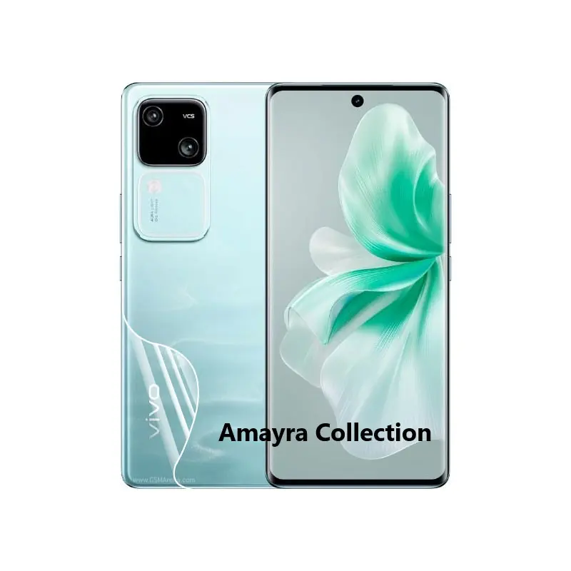 Picture of 3in1 Protector Combo Pack for vivo V30 Pro 5G (Front Hydrogel Screen Protector Poly + Back Hydrogel Poly Protector + 3D Camera Lens Protector)