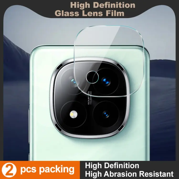 Picture of 2in1 Protector Combo Pack for Xiaomi Redmi Note 14 Pro+ 5G / Xiaomi Redmi Note 14 Pro Plus 5G (A+ GRADE) UV Glass Screen Protector + Camera Protector Lens