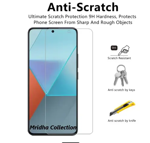 Picture of Xiaomi Redmi Note 14 5G Screen Protector 3D Tempered Clear Screen protector Gorilla Glass Transparent Clear Ultra Thin