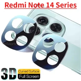 Picture of Xiaomi Redmi Note 14 Pro 5G Back 9H Full Camera Lens Protector Rear 9H 3D Camera Lens Protector,Upgraded HD,Clear Scratch Resistant [With Photo Friendly Flash Cut]