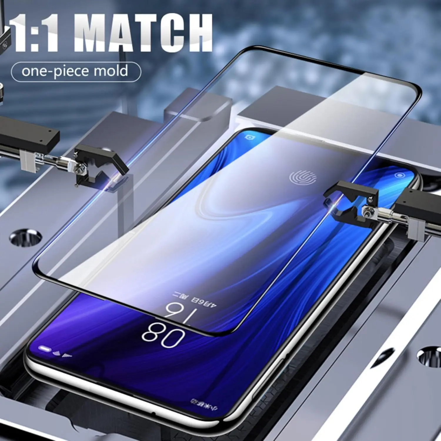 Picture of Xiaomi Redmi Note 14 5G Premium Full Coverage Glass Protector Tempered Glass Screen Protector 9H Hardness