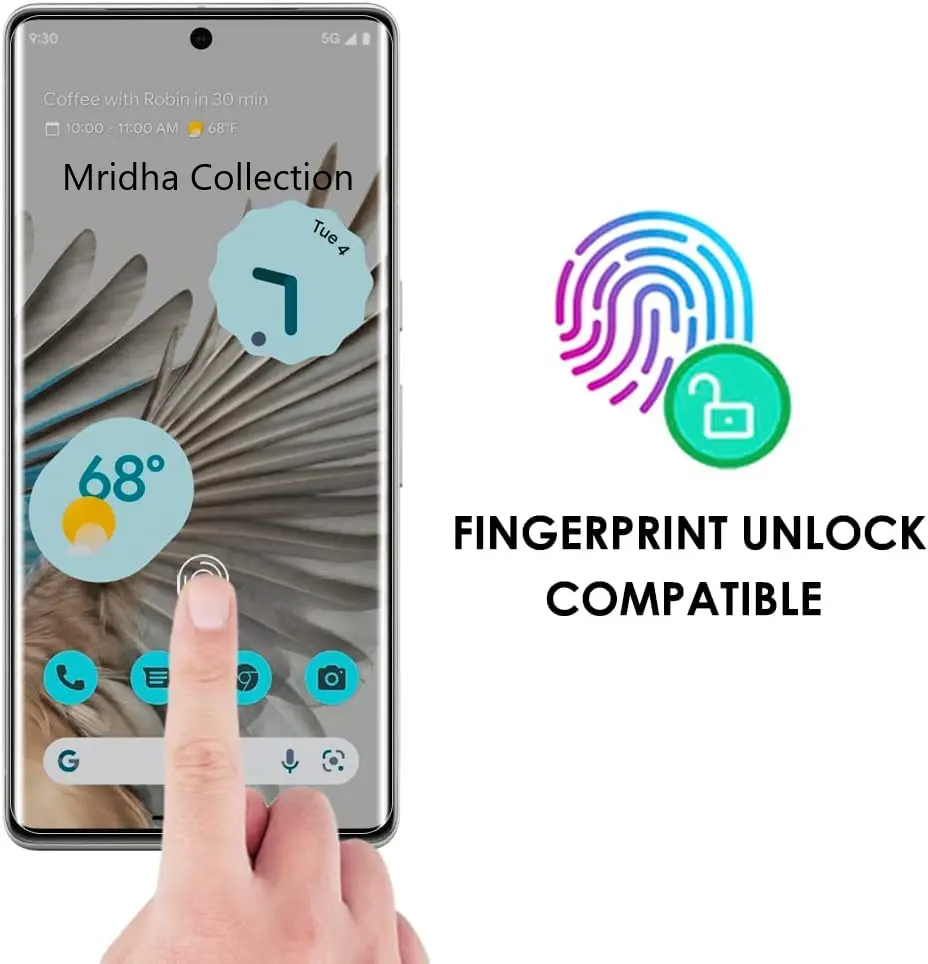 Picture of 2in1 Protector Combo Pack for Xiaomi Redmi Note 14 Pro 5G (A+ GRADE) UV Glass Screen Protector + Camera Protector Lens