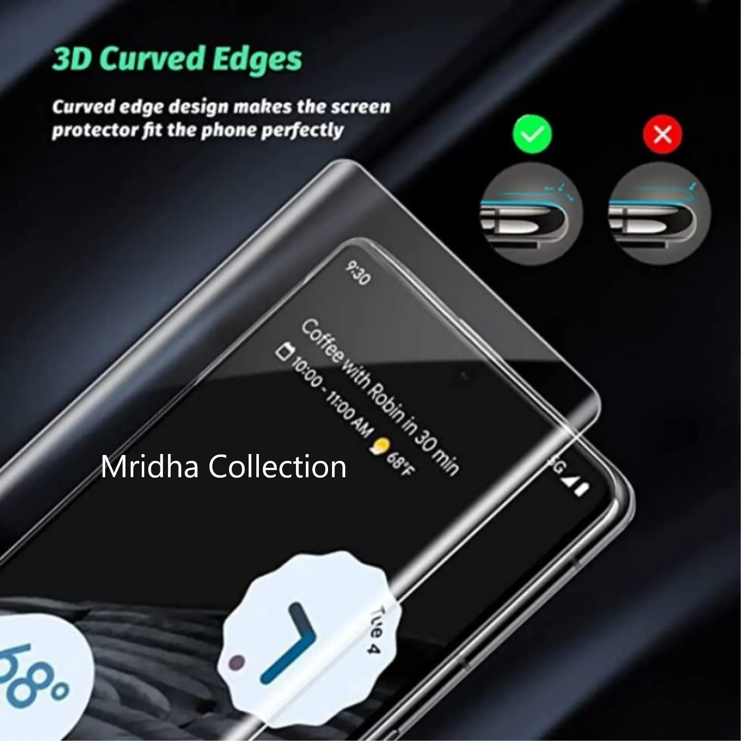 Picture of Xiaomi Redmi Note 14 Pro+ 5G / Xiaomi Redmi Note 14 Pro Plus 5G TPU Protective Film Hydrogel Front Poly Protector Screen Protector Anti-Shatter / High Definition (Front Poly)