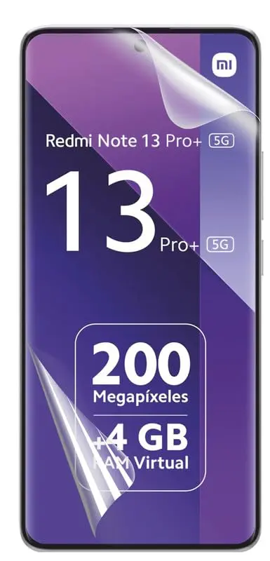 Picture of Xiaomi Redmi Note 13 Pro+ 5G / Xiaomi Redmi Note 13 Pro Plus 5G TPU Protective Film Hydrogel Front Poly Protector Screen Protector Anti-Shatter / High Definition (Front Poly)