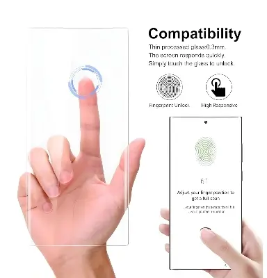 Picture of 2in1 Protector Combo Pack for Google Pixel 6 Pro 5G (A+ GRADE) UV Glass Screen Protector + Camera Protector Lens