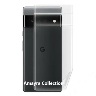 Picture of 2in1 Back Protector Combo Pack for Google Pixel 6 5G (Back Hydrogel Poly Protector+9h Camera Lens Protector)