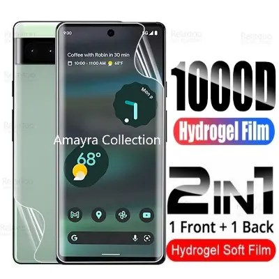 Picture of 2in1 Protector Combo Pack for Google Pixel 6a 5G (Front Hydrogel Protector Poly+Back Hydrogel Protector Poly)