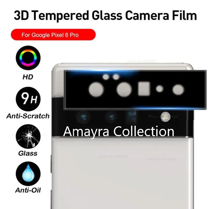 Picture of 2in1 Protector Combo Pack for Google Pixel 6 Pro 5G (Front Hydrogel Screen Protector Poly + 3D Camera Lens Protector Glass)
