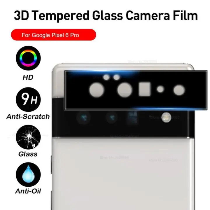 Picture of 2in1 Protector Combo Pack for Google Pixel 6 5G (Premium Full Screen Protector Glass+9h Camera Lens Protector)