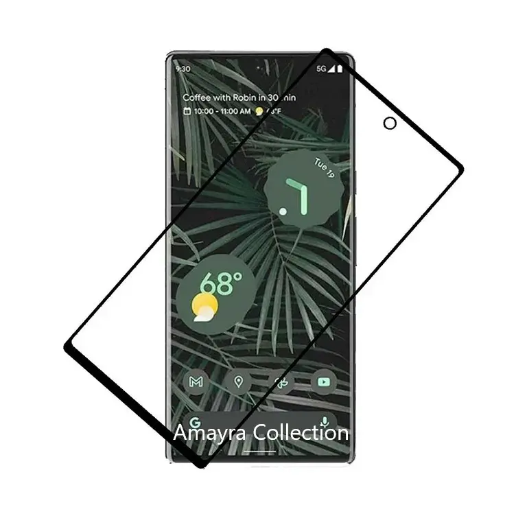 Picture of Google Pixel 6 5G (5D 9D 11D 13D 21D) Screen Protector Tempered Glass Film 9H Hardness Full Coverage No Bubbles and Fingerprint Scratch-Resistant