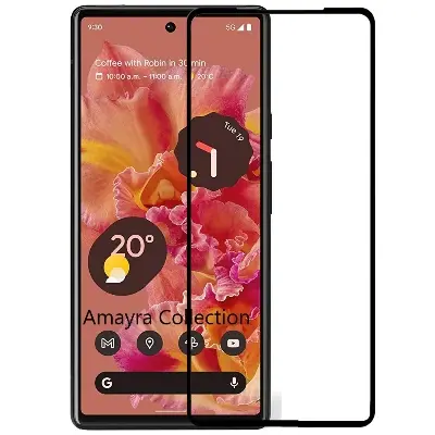 Picture of 2in1 Protector Combo Pack for Google Pixel 6 5G (5d Full Screen Protector Glass+ Camera Lens Protector)
