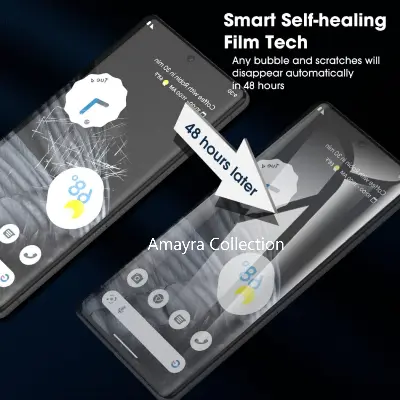 Picture of Google Pixel 7 Pro 5G TPU Protective Film Hydrogel Front Poly Protector Screen Protector Anti-Shatter / High Definition (Front Poly)