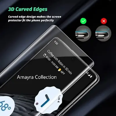 Picture of 2in1 Protector Combo Pack for Google Pixel 7 Pro 5G (Front Hydrogel Screen Protector Poly + Camera Lens Protector)