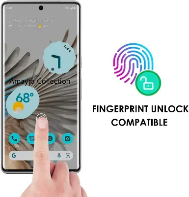 Picture of 2in1 Protector Combo Pack for Google Pixel 7 Pro 5G (A+ GRADE) UV Glass Screen Protector + Camera Protector Lens