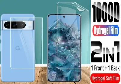 Picture of 2in1 Protector Combo Pack for Google Pixel 8 5G (Front Hydrogel Protector Poly+Back Hydrogel Protector Poly)