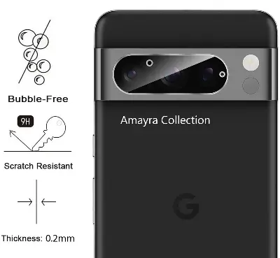 Picture of 2in1 Protector Combo Pack for Google Pixel 8 5G (Premium Full Screen Protector Glass + Camera Lens Protector)