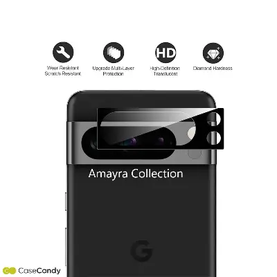 Picture of Google Pixel 8a 5G Back 9H Full Camera Lens Protector Rear 9H 3Da Camera Lens Protector,Upgraded HD,Clear Scratch Resistant [With Photo Friendly Flash Cut]