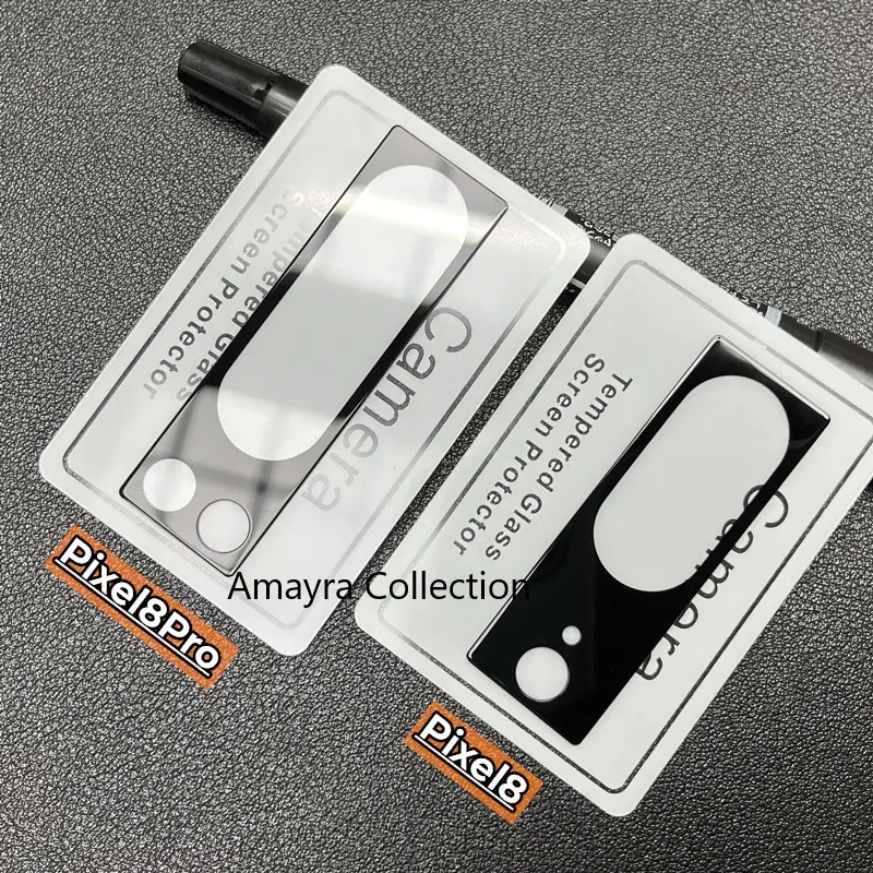 Picture of Google Pixel 8 Pro 5G Back 9H Full Camera Lens Protector Rear 9H 3Da Camera Lens Protector,Upgraded HD,Clear Scratch Resistant [With Photo Friendly Flash Cut]