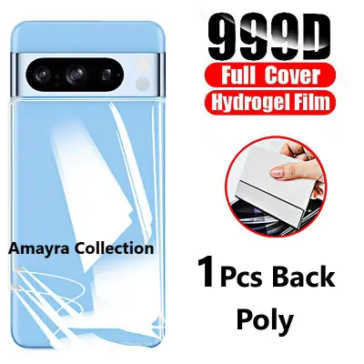 Picture of 2in1 Back Protector Combo Pack for Google Pixel 8 Pro 5G (Back Hydrogel Poly Protector+Camera Lens Protector)