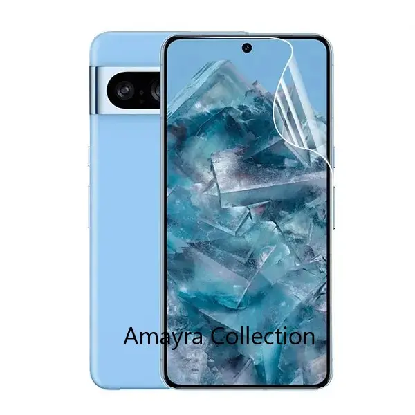 Picture of 2in1 Protector Combo Pack for Google Pixel 8a 5G (Front Hydrogel Screen Protector Poly+Camera Lens Protector)